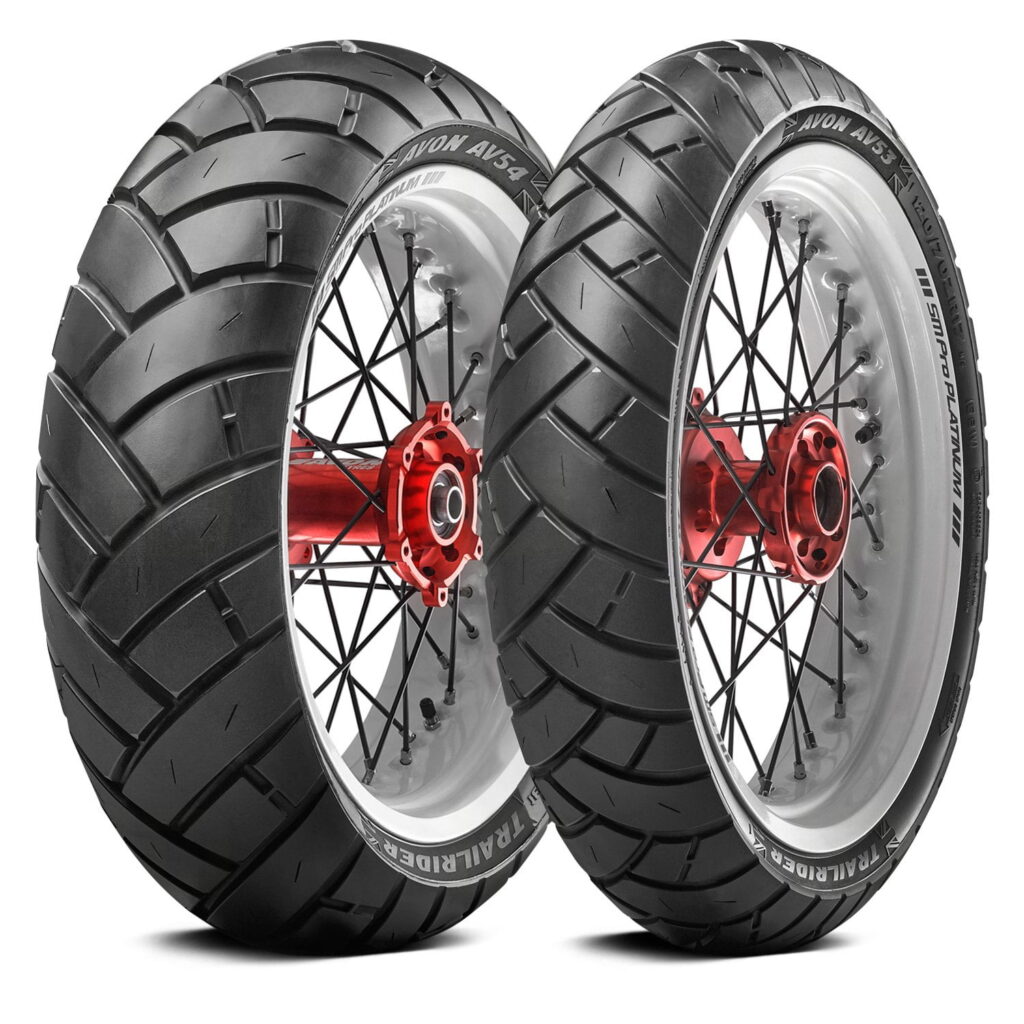 Avon TrailRider – neumático mixto 90 % carretera / 10 % tierra para motos trail y adventure